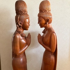 タイ製の木彫りの画像