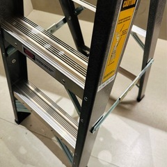 美品【DULTON】ファイバー ラダー 3 ステップ イエロー 脚立 踏み台 ハシゴ　飾り棚の画像