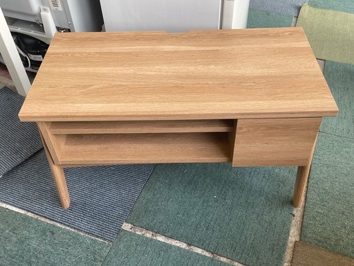 【リサイクルサービス八光】幅80㎝　白井産業　ナチュラルブラウン 32V型対応 TVボード