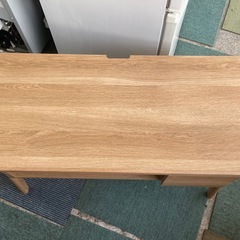 【リサイクルサービス八光】幅80㎝　白井産業　ナチュラルブラウン 32V型対応 TVボードの画像
