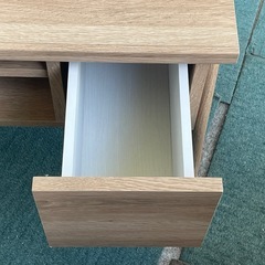 【リサイクルサービス八光】幅80㎝　白井産業　ナチュラルブラウン 32V型対応 TVボードの画像