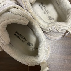 瞬足　白　キッズ　17.5cmの画像