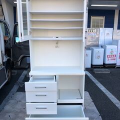 【倉庫保管】 食器棚 レンジボード レンジ台  ニトリ廃番【送料に設置費込み】🚚自社配送時💳代引き可🚚(現金、クレジット、スマホ決済対応)の画像