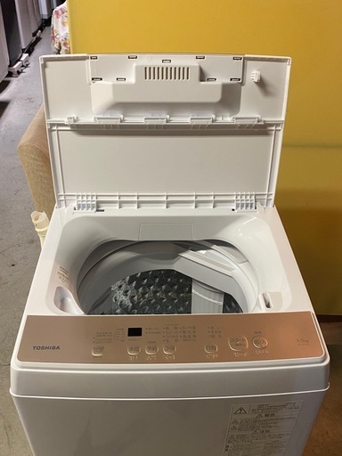 【SALE】2024年製　TOSHIBA　東芝　4.5kg洗濯機　AW-45GA2　中古　リサイクルショップ宮崎屋住吉店25.10.23 2024年製 TOSHIBA 東芝 4.5kg洗濯機 AW-45GA2 中古 リサイクルショップ