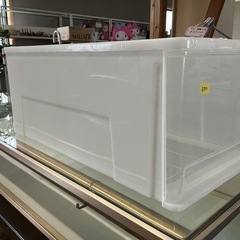 押し入れケース🌱クローゼットケースより奥深❗️ニトリ衣類ケース👔収納ケースLサイズ幅約39cm奥行き約74cm高さ約30cm白の画像