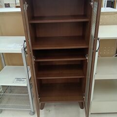 リユースのサカイ栃木店★ジモティ割あり★  食器棚 ブラウン W60×D40×H138.5 クリーニング済み TC11108の画像