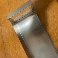 ステンレス コンロ奥 排気口カバー　調味料ラックの画像