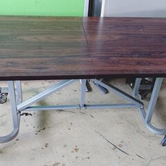 🔴山口市、折りたたみテーブル・作業台(ミニ卓球台)¥3300🔴広げて180x70cm🔴実用目的での画像