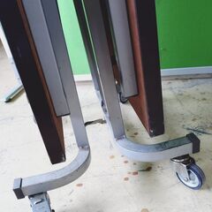 🔴山口市、折りたたみテーブル・作業台(ミニ卓球台)¥3300🔴広げて180x70cm🔴実用目的での画像