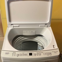 ◎ 洗濯機　AQUA アクア　7kg AQW-S7E2 2023年製　動作品の画像