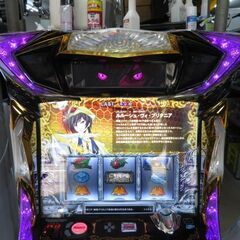 パチスロ実機 コードギアスR2 コイン不要機付き スロット機│江別市のリサイクルショップドロップの画像