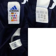 アディダス スペイン代表 トラックパンツ 裏メッシュ M ネイビー メンズ ADIDAS ウォームアップ トレーニングウェア サッカーの画像