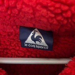 ルコック ヴィンテージ ベンチコート 92年 背面ビッグロゴ F ブラック QS-6907 メンズ le coq sportif サッカー ウォームアップの画像