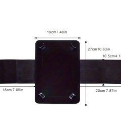★【ヘッドレスト用タブレットマウント - フレキシブルで滑り止めのデザイン調整可能なストラップ付き】★新品未使用★の画像