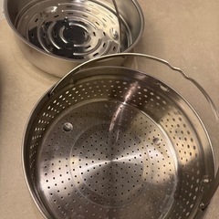 お譲りします！クリストフル⭐︎フライパン⭐︎パッド蒸し器などキッチン用品7点セットの画像