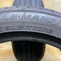 225/45R17 94W ダンロップ LEMANS V 中古2本　バリ山　225/45/17の画像