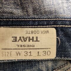 DIESEL ディーゼル “THAYE” W31 デニムジーンズの画像