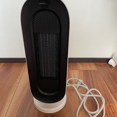 ファンヒーター 白 リモコン付き 美品②の画像