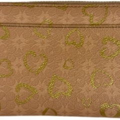 COACH ウェイバリーハートピンクゴールド の画像