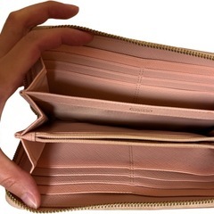 COACH ウェイバリーハートピンクゴールド の画像