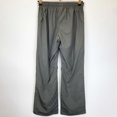 ナイキ ウィンドパンツ 裏メッシュ ウインドブレーカー M グレー ピンク 556132-065 レディース NIKE スポーツウェア ランニング 防寒の画像