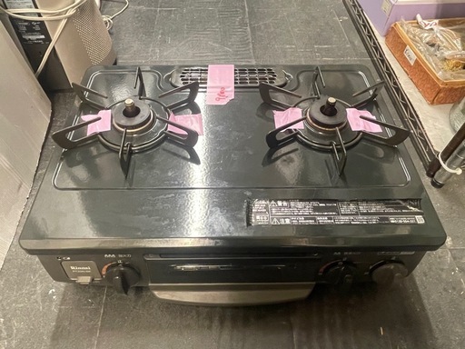 【中古】¥9,800 ガスコンロ　リンナイ　動作確認済
【IJ83】