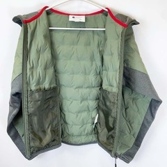 ミズノ ストレッチハイブリッドダウンジャケット ウィメンズ M クローバー B2ME1711 レディース MIZUNO 防寒 ウォームアップ スポーツウェア ランニングの画像