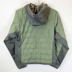 ミズノ ストレッチハイブリッドダウンジャケット ウィメンズ M クローバー B2ME1711 レディース MIZUNO 防寒 ウォームアップ スポーツウェア ランニングの画像