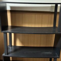 オープンラック ディスプレイラック 3段 幅80cm 高さ112.6cmの画像
