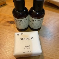 パックとホテルのアメニティの画像