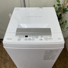 R710 ☀️ 2023年製の高年式♪ TOSHIBA 洗濯機（洗濯4.5㎏) AW-45GA2 ⭐ 動作確認済 ⭐ クリーニング済の画像