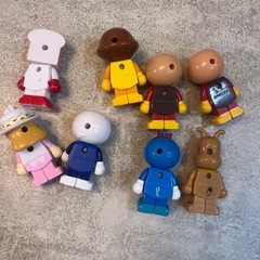 アンパンマン　バイキンマン　ラボ　人形　ブロック　セットの画像