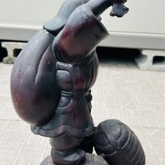 福の神像 スチール製 置物　中古品の画像