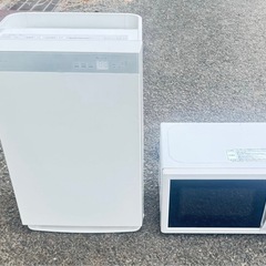 家電セット 新生活応援セット 一人暮らし ホワイト 冷蔵庫 洗濯機 電子レンジ 加湿ストリーマー空気清浄機 ダイキン ハイアール5.5キロ の画像