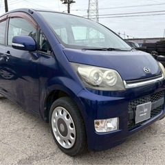 【支払総額10.8万円】5万キロ機関良好エアコンバッチリ♩ムーヴカスタム車検令和9年10月 外観気にしない方オススメ！ミラココアホイールキャップの画像