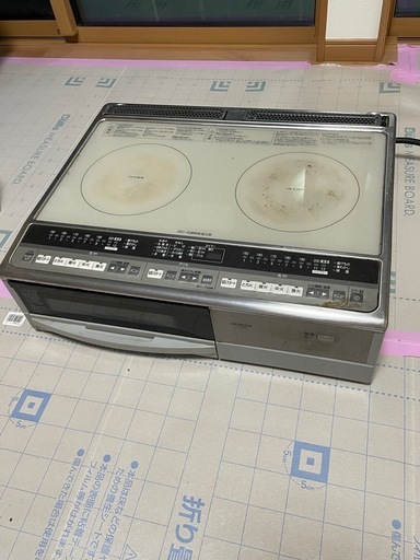 HITACHI　I Hコンロ　2口