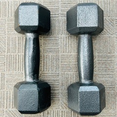5kg 六角ダンベル 2個セット中古品送料無料の画像
