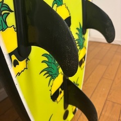 10/21〆切【★限定カラー】Wave Bandit 7ft 黒  ソフトボード（リーシュ付き・美品）の画像