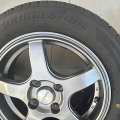ブリザック VRX2 155/65R14 2023年　タイヤホイールセットの画像