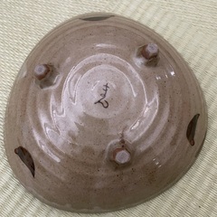 ⑦お皿　器　沖縄やちむん？　焼物　陶器　陶芸品🏺の画像