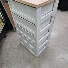 J8629 【リユースのサカイ柏店】 5段プラチェスト クリーニング済の画像