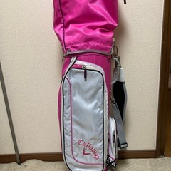 女性用　ゴルフクラブ　ゴルフバック付きの画像