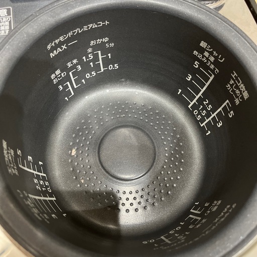 炊飯器　Panasonic(SR-VSX109)5.5合
