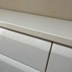 ニトリのタンス(白)の画像