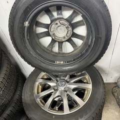 ブリジストン VRX2 2022 室内保管極上スタッドレス タイヤホイールセット 155 65 14  軽自動車に使用してましたの画像