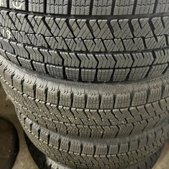 ブリジストン VRX2 2022 室内保管極上スタッドレス タイヤホイールセット 155 65 14  軽自動車に使用してましたの画像