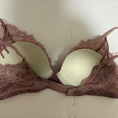 AMPHI くすみピンク　ブラジャー＆ショーツセット（C75）の画像
