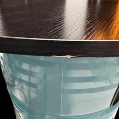 新品　お洒落ドラム缶リメイクテーブル椅子セットの画像