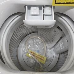 J8631 【リユースのサカイ柏店】 Haier ハイアール 全自動洗濯機 ホワイト JW-U55B(W) 洗濯5.5kg 簡易乾燥(送風機能) 上開き 2023年製 動作確認、クリーニング済み　の画像