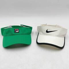 [2点セット] ナイキ FILA キャップ サンバイザー 帽子 ...